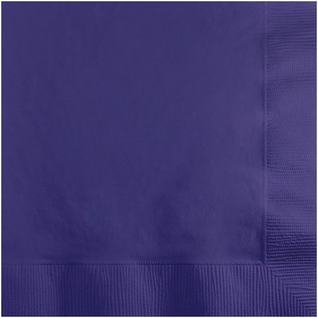 TOUCH OF COLOR Purple Beverage Napkins 1200 ct, 5"x5", 1200PK 259115